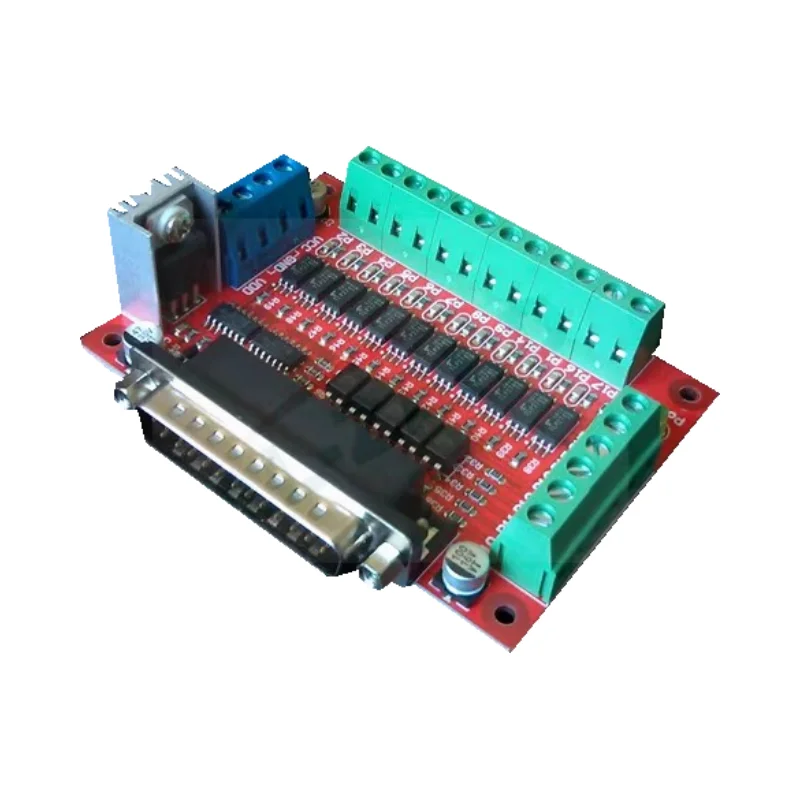 High Speed Interface Board Parallel Port DB25 Optical Isolation