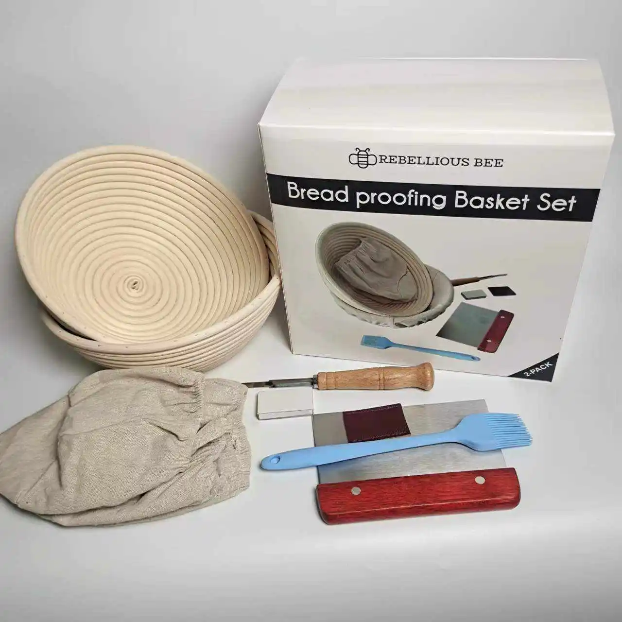 Bread Proofing Basket Set Indonesia Rattan Proofing Baskets With Bread