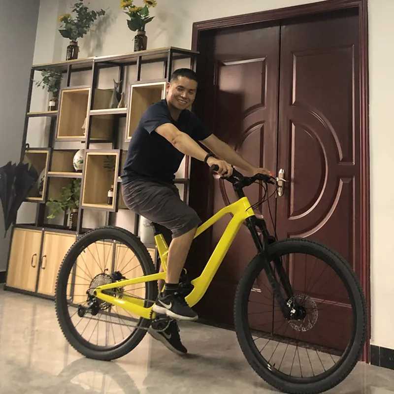 T1000 углеродное волокно 29er boost 12s AM полный подвесной горный велосипед MTB