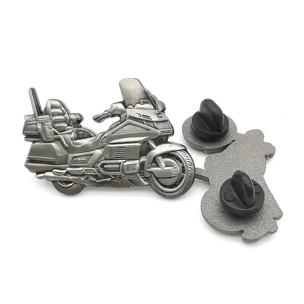 High Quality Customized Shaped Metal Embossed 3D logo Brooch Diamond Lapel Pin Badge Rhinestone lion Club Pins for Sale