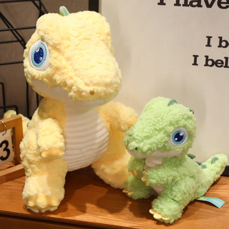 Stuffed Animals Furry Dinosaur Toy MorisMos Jumbo Blue