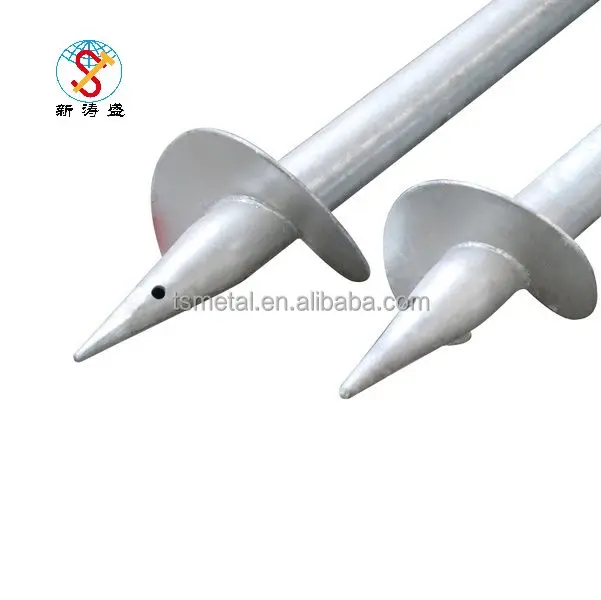 Galvanized Steel Grounding Screw Helical Pile| Alibaba.com