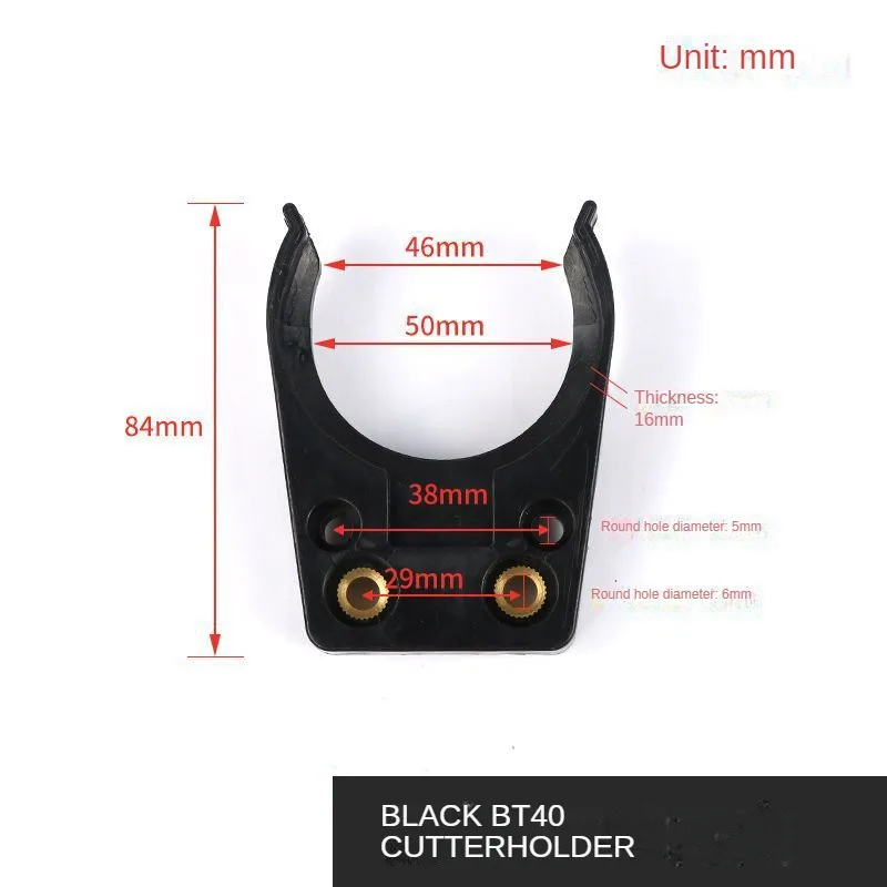 TEBAK Change Knife Holder Automatic Tool Change Holder BT30 BT40 Iso20/25 Iso30 CNC Knife Tool Clips Fork for Toolholder Fixture