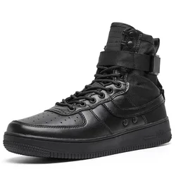 Мужская Уличная обувь и ботинки, высокие сверхлегкие боевые ботинки