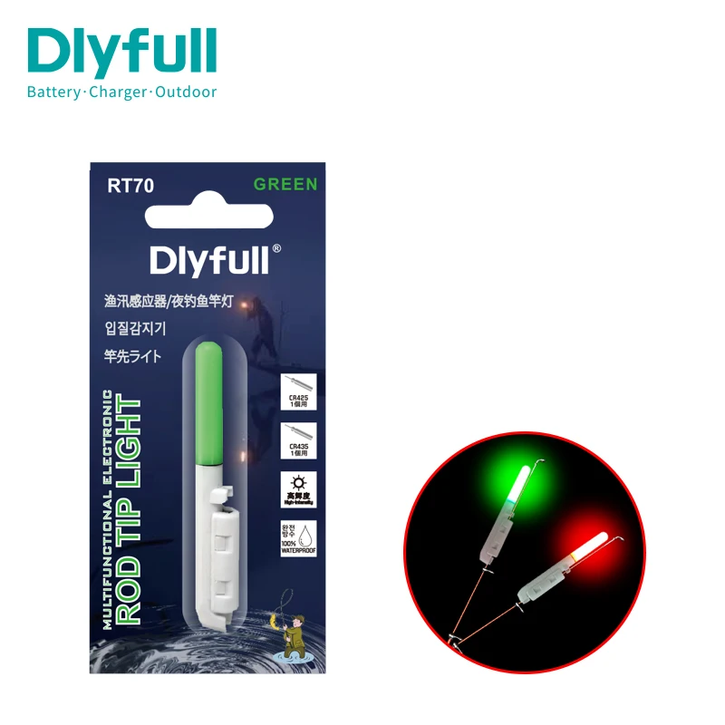 Dlyfull Night Fishing Rod Tip Light Stick PS6050-R Red LED Fishing Light  Fishing Tackle - China LED Fishing Light and Fishing Light price