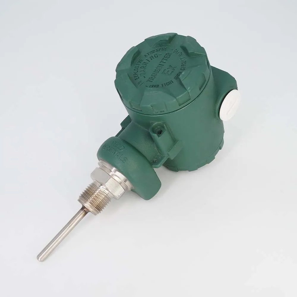 Digital Display Rtd Pt100 Explosion Proof Temperature Transmitter Fuel Oil Sensor 2088 Junction Box