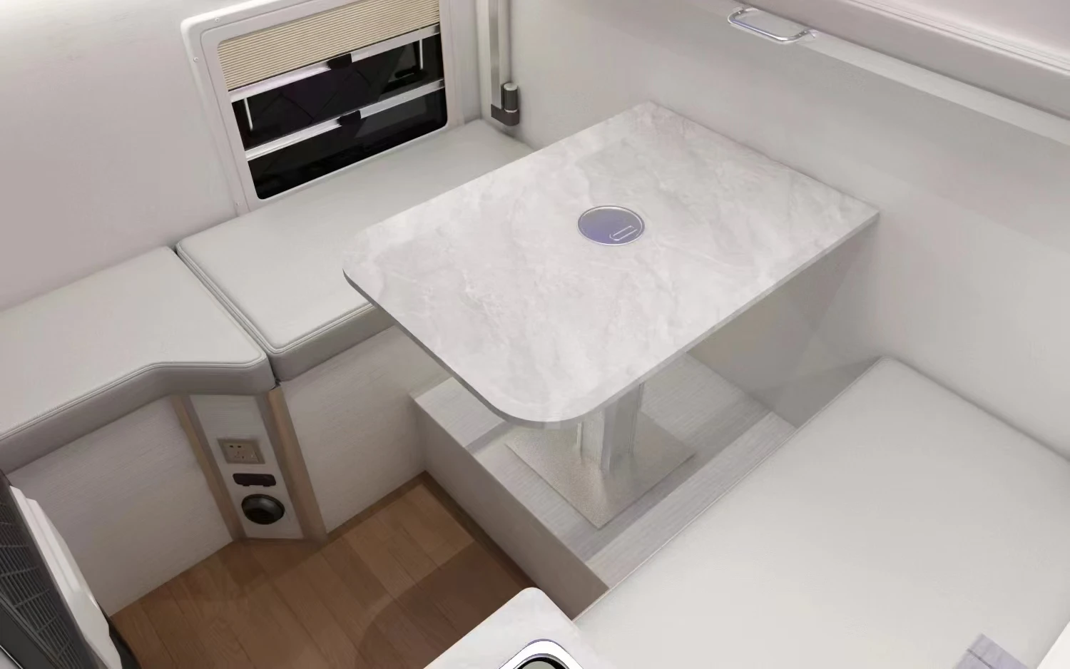 Customizable Fiberglass Pickup Camper for 2-4 People for Travel Trailers in Hot Europe and the United States