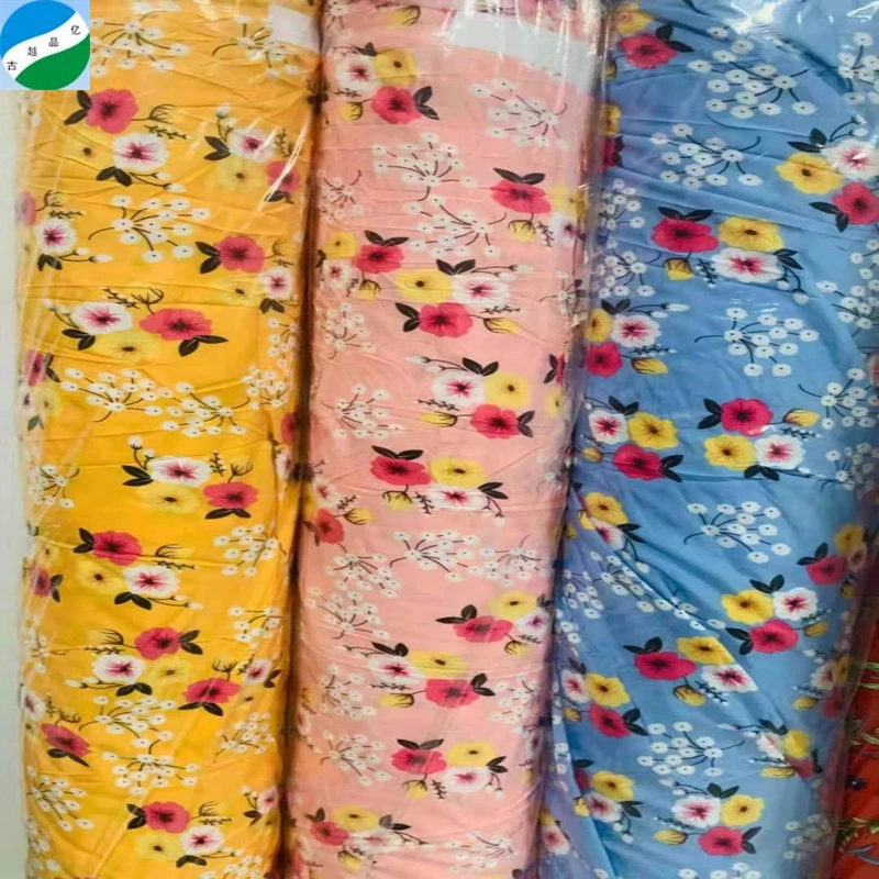 African Polyester barrisol Ceiling 4 Way Stretch  Printed Stock Fabric for Dress Spandex Price Per Meter From Keqiao