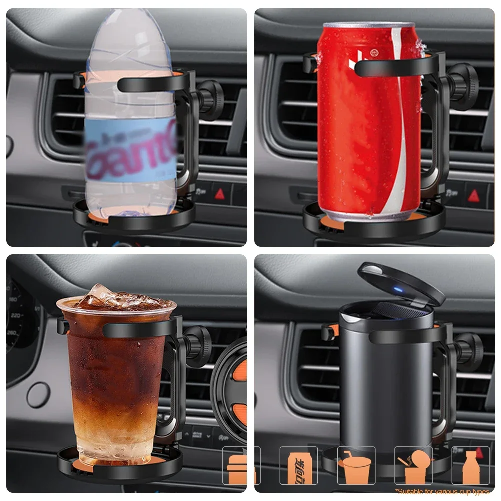 New ABS Car Air Vent Drink Cup Bottle Holder Truck Water Bottle Stands Rack Interior Kit for Car Cup & Bottle Storage