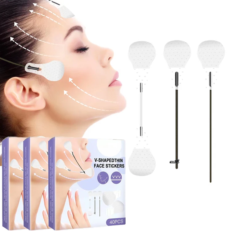 Face Lifting Patch 40 Pcs Eye Lift Facial Slimming Anti-wrinkle Facelift Band, Set Invisible Wrinkle Eye Instant Face Lift Tape