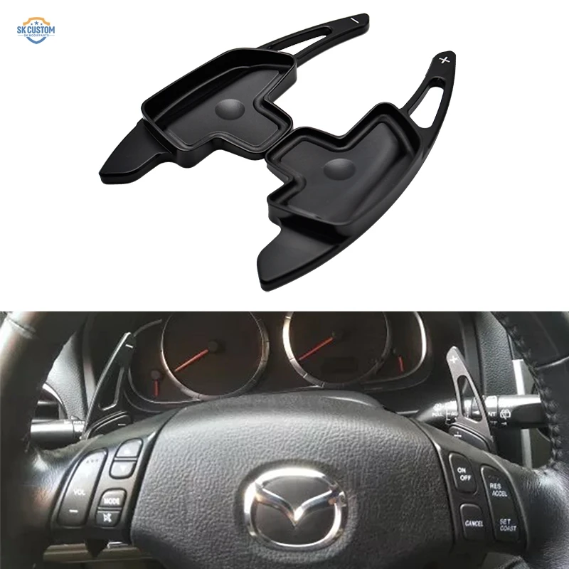 thumbnail interactive-video image 1 of Sleek Silver Paddle Shifter Extensions For Mercedes-Benz (A, B, C, E, CLA, GLA Classes) - Matte Finish 1 of 6