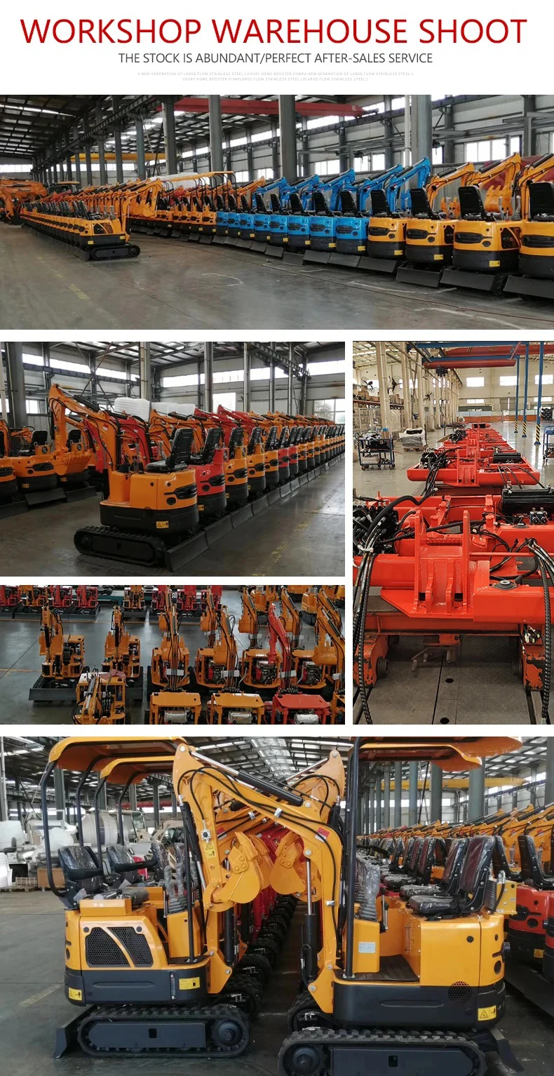 CE EPA EURO 5 Excavators 1 Ton 1.6 Ton 2 Ton 3 Ton Mini Excavator ...