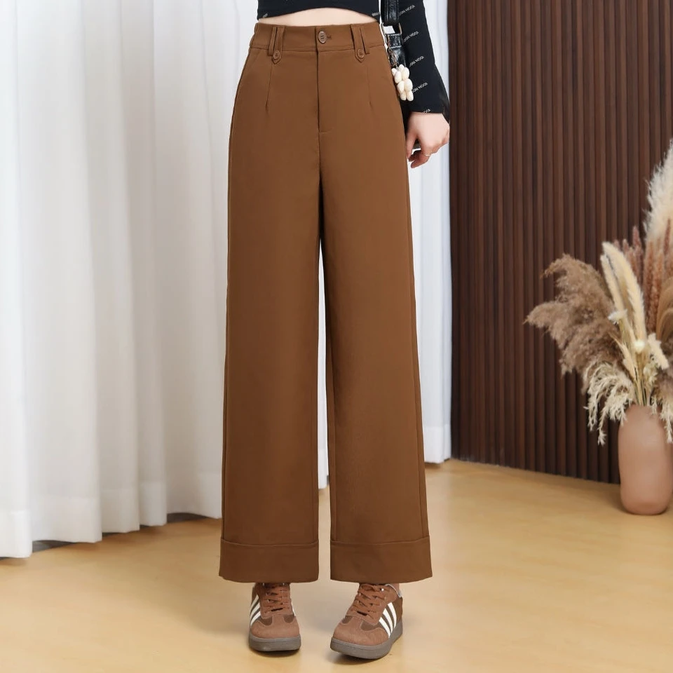New Loose Straight-cut Wide-leg Trousers for Women, Women's Pants, Women's Clothing, Long Pants