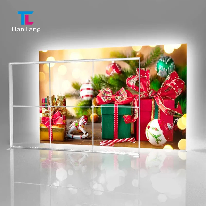 TianLang reklaamtradeshow eksponeeringu tõstekaneelne taust SEG aluminium 120 kaneelvalgustuslauk