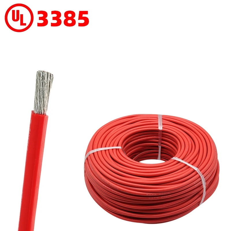 UL3385 Electrical Wires for Heatresistant 2.5 mm Copper Cable Flat Silicon Manufacturer Cabel Electrical Wires