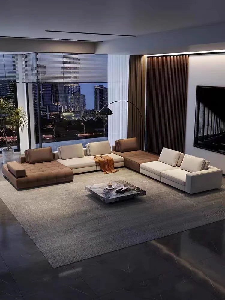 Luxury L V Living Room LED Art Glass Light Up Coffee Table Modern