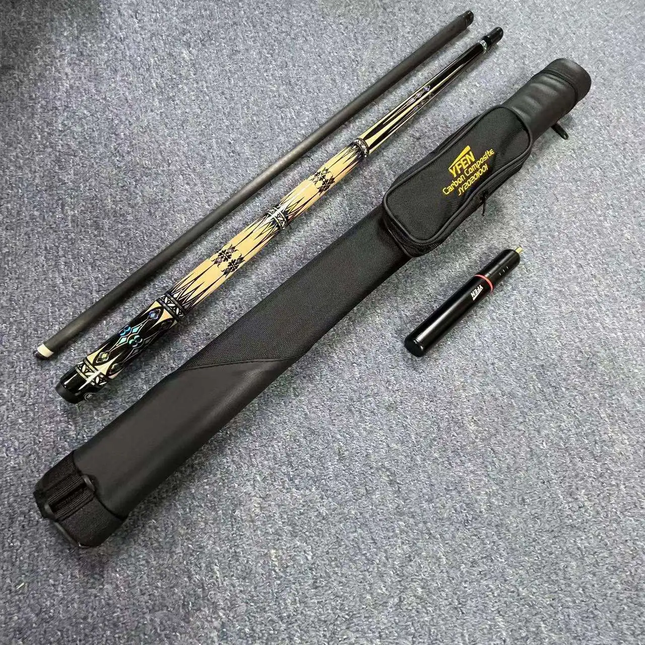 YFEN Nine Ball Pool Cue - High-End Carbon Fiber Billiard Stick