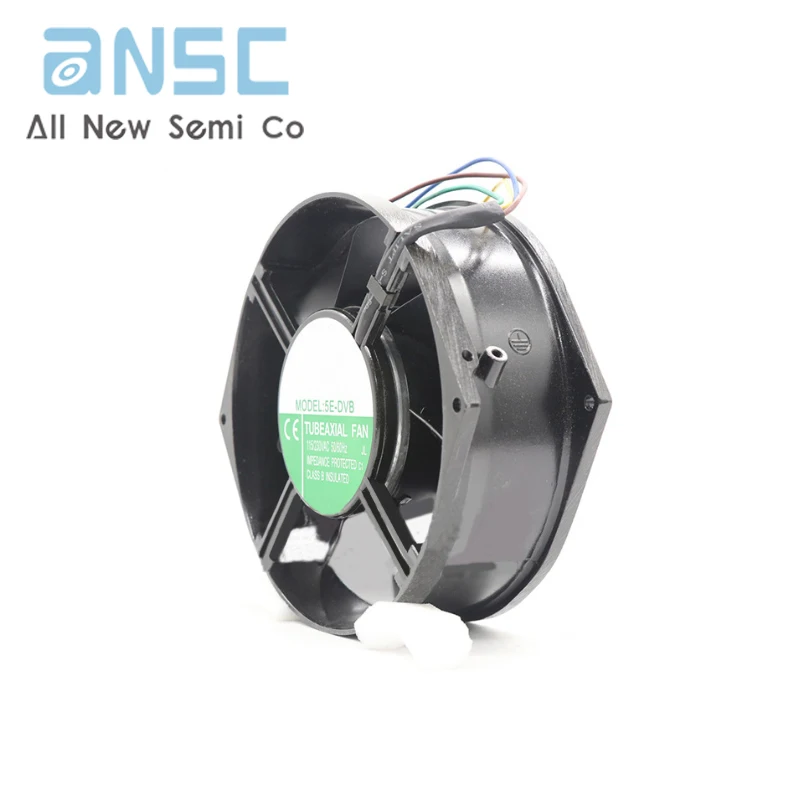 Original Axial flow fan 5E-DVB 115~230VAC 17255 Industrial AC high airflow fan 4-wire dual voltage