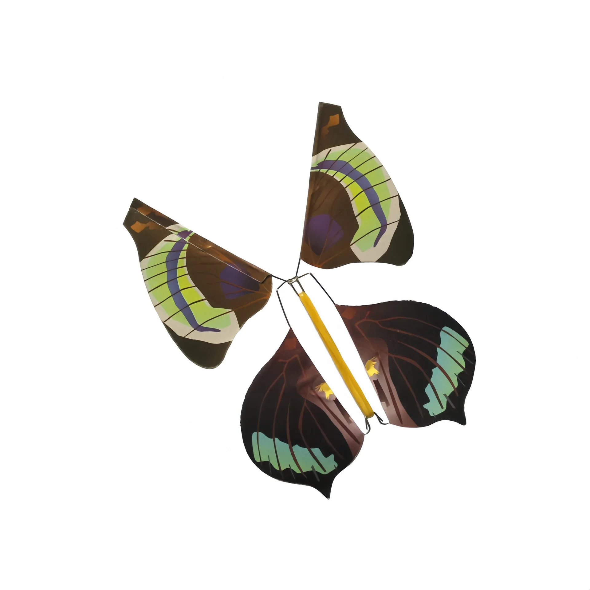 Wholesale Creative Elastic Paper Magic Tricks Cross-Border Stage Props-Floating Flying Butterfly Made From Durable Metal