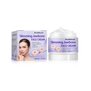 West&Month Face-lift Cream Slimming Face Lifting Firming Massage Cream V Shape Skin Care Slimming Jawbone Facial Cream