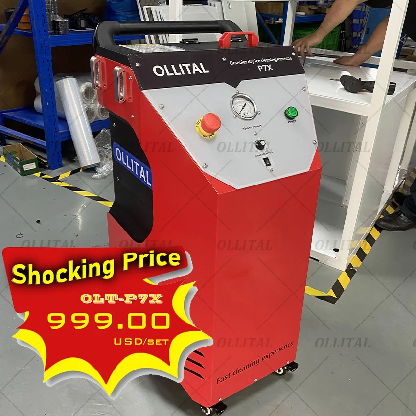 Freeze Jet Dry Ice Blasting Machine Air Compressor for Dry Ice Blasting Machine Dry Ice Blast Cleaning Machine