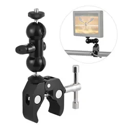 KALIOU Z019 Multi-Function Double Ball Adapter Magic Arms+ 1/4" 360 Rotating Bracket Mount Super Clamp detail image
