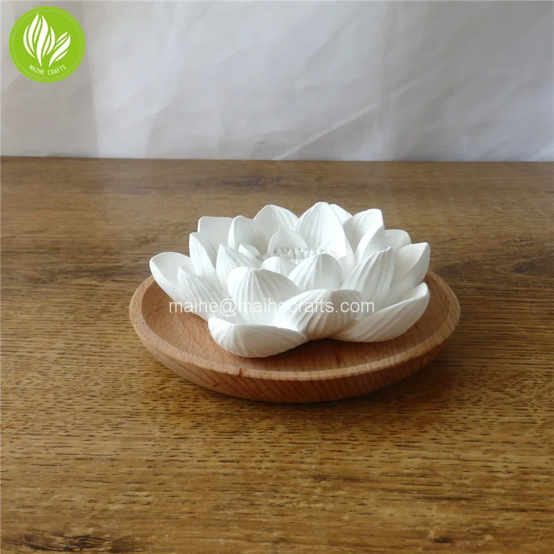 Lotus Flower Diffuser Eco-Friendly Plaster Passive Essential Oil Diffuser
