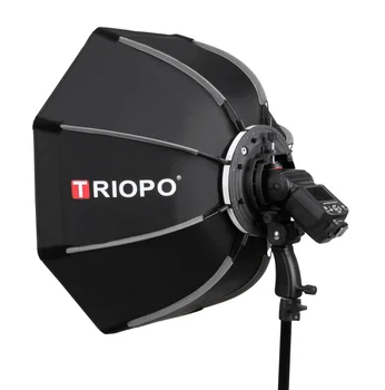 Triopo Softbox KS2-90 Professional Universal Mount 90cm Portable Photo Studio Soft Box Video Lighting Softbox detail image