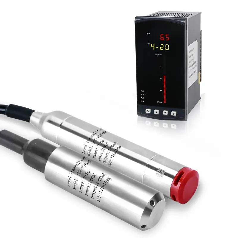 Industrial Submersible Resistive Liquid Level Sensor Level Sensor 0 10v Water Level Sensor Transmitter 0-10m