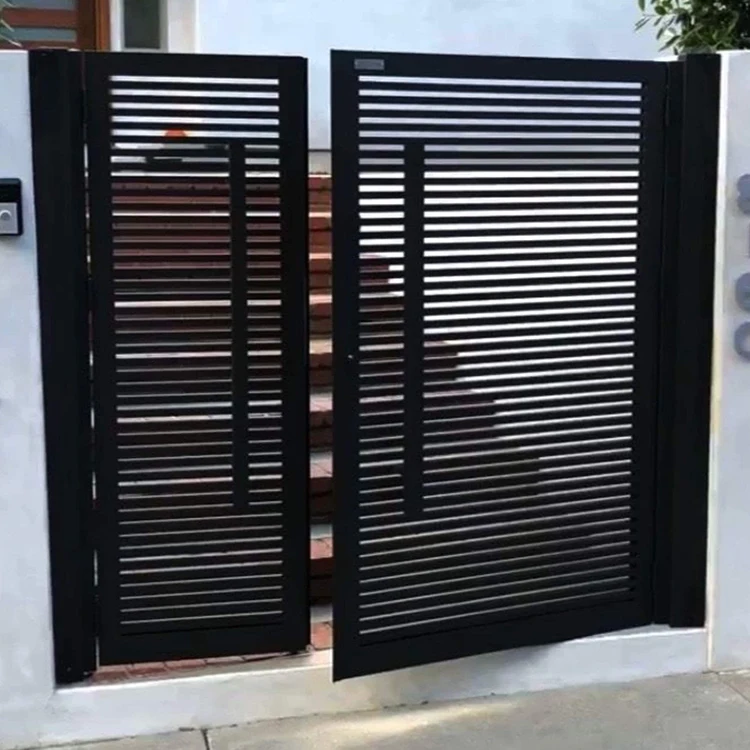 Security Gates Design Sliding Gate Motor Remote Kit Aluminum Custom ...