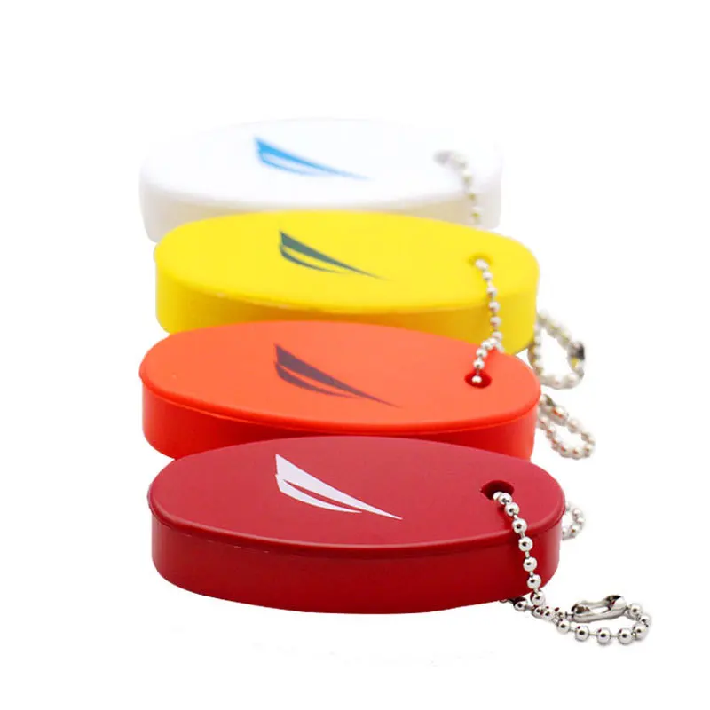 Personalized  Designer EVA Foam Float Keychains Custom logo Boat Floating Key Chain
