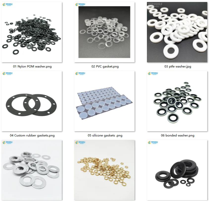 Din Standard M2 M3 PA66 PVC POM Plastic Fastener Round Flat Ring Plain Washers Thin Gasket Insulation clear Spacer Nylon Gasket