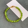 Pulsera verde de 6 mm