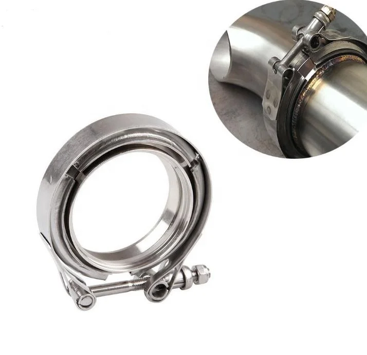 Stainless steel 304 Exhaust quick release V-Band Clamp Kit