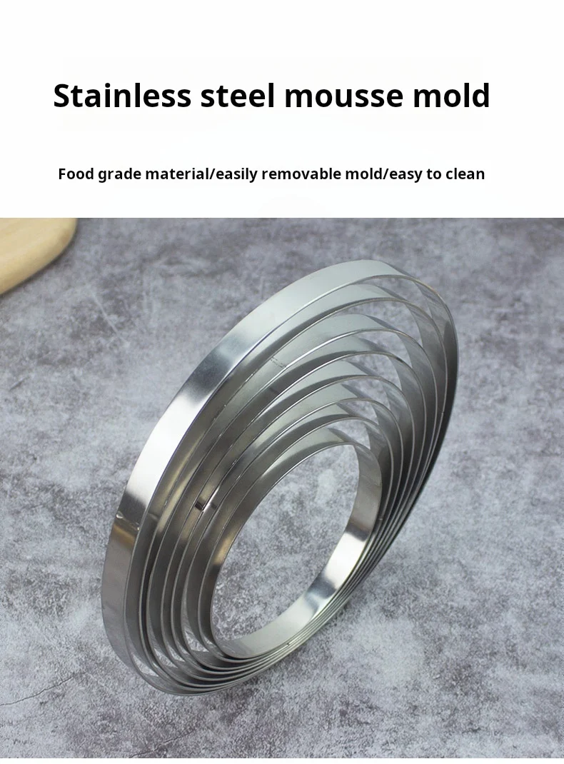 Stainless Steel Rice Cake Rings - Perfect for Baking