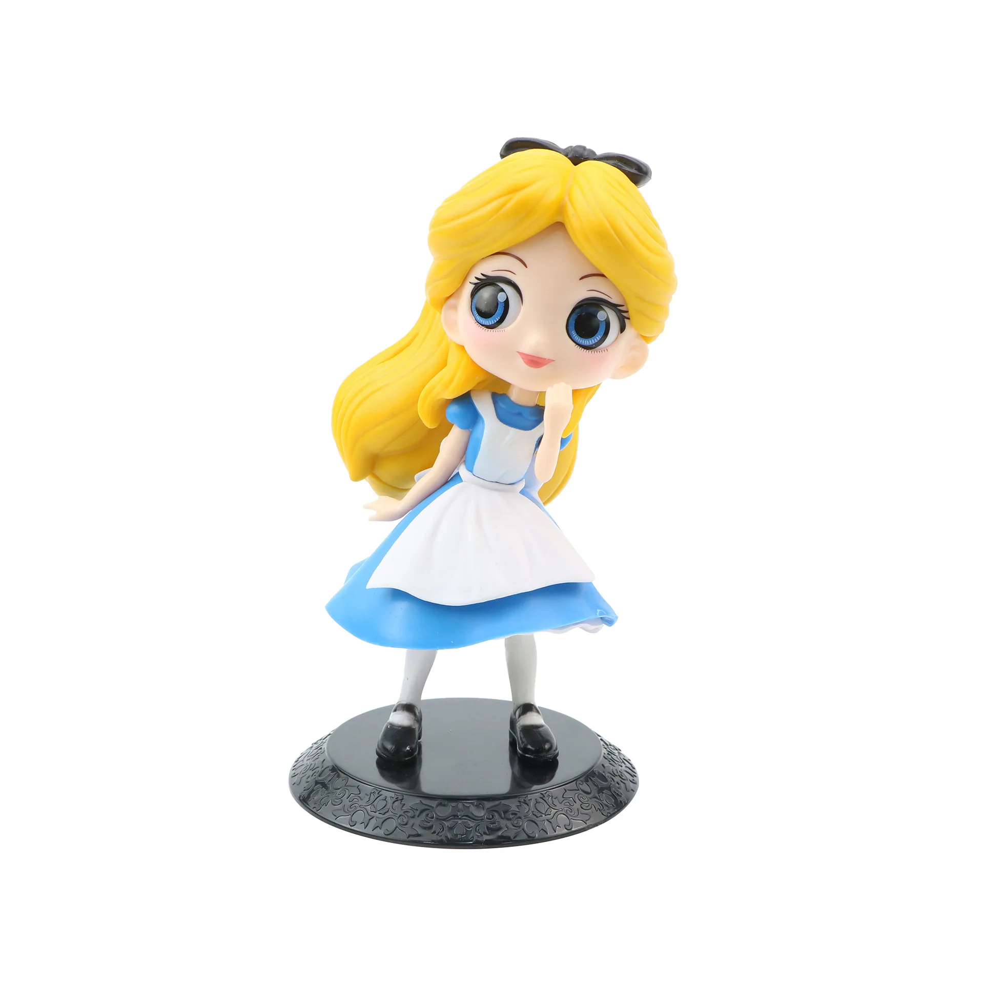 Disney 11cm Alice in Wonderland Action Figure Model Anime Mini Decoration  PVC Collection Figurine Toy model for kid girl gift