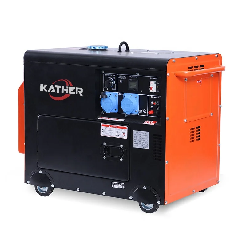 10kVA 20kVA Super-leiser Dieselgenerator tragbar Fabrik Bergbau Outdoor 3kW 5kW 8kW 15kW Luftkühler 220V/380V Diesellichtbogenschweißgerät