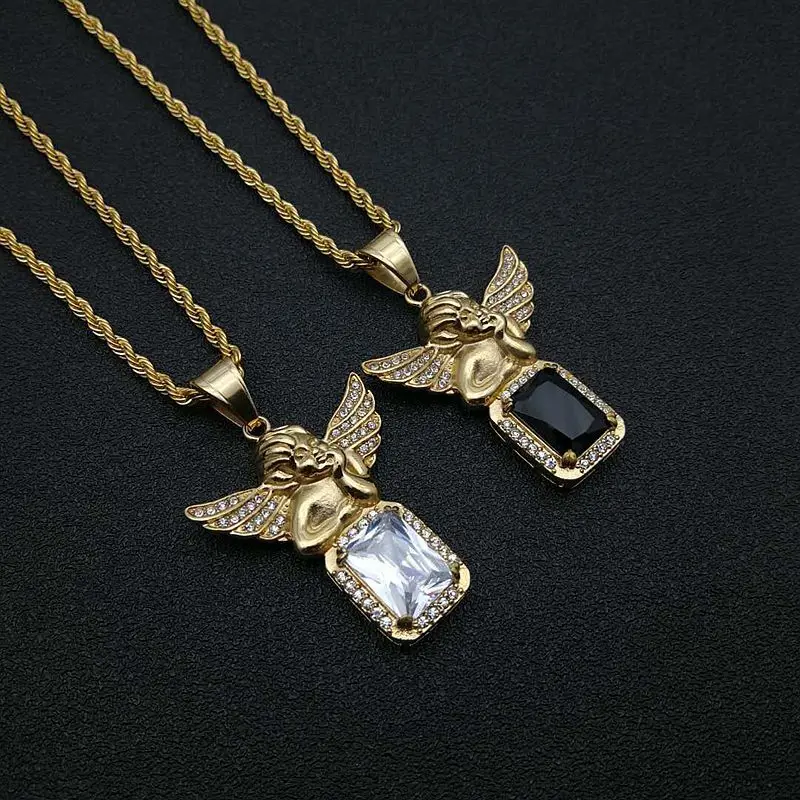 Stainless Steel Rhinestones Iced Out 