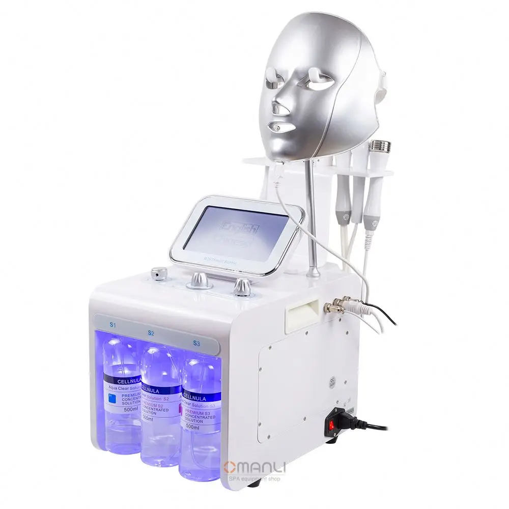 High Quality 8 in 1 Hydro Oxygen Jet Small Bubble Facial Beauty Aqua Hydra Microdermabrasion Machine