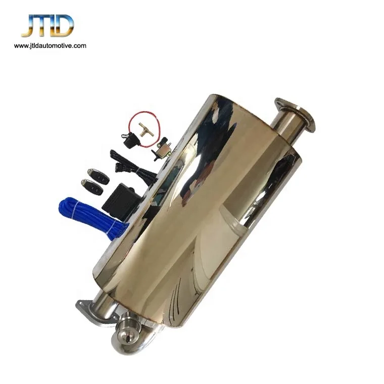 Made in China Performance Exhaust System Truck Muffler Flanged Type Exhaust Muffler With Remote Control Valve