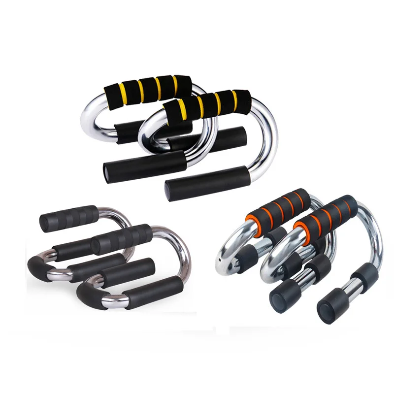 S-Shape форме благодаря чему создается ощущение невесомости с пуш-ап Поддержка стойки фитнес прочность грудные мышцы оборудование для дома высокого качества инструмент