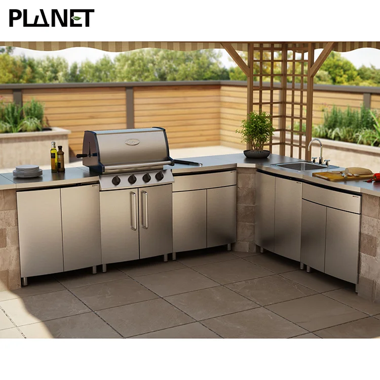 Contemporary Stainless Steel Countertop Singapore Backyard