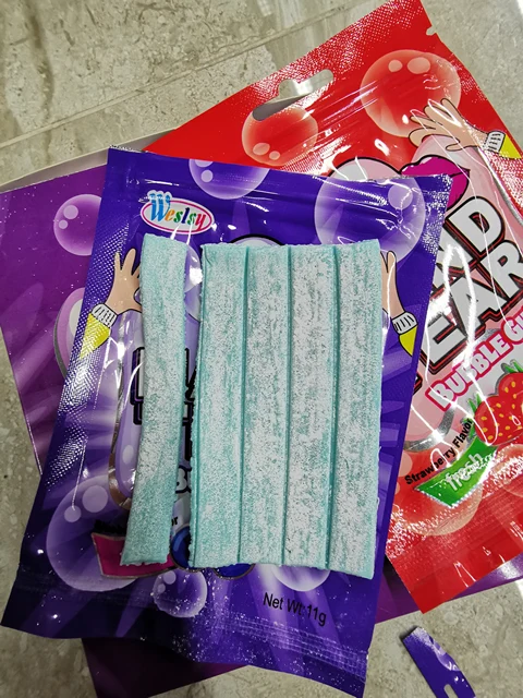 chewing candy chiclete wholesale custom fruit flavour bubble gum