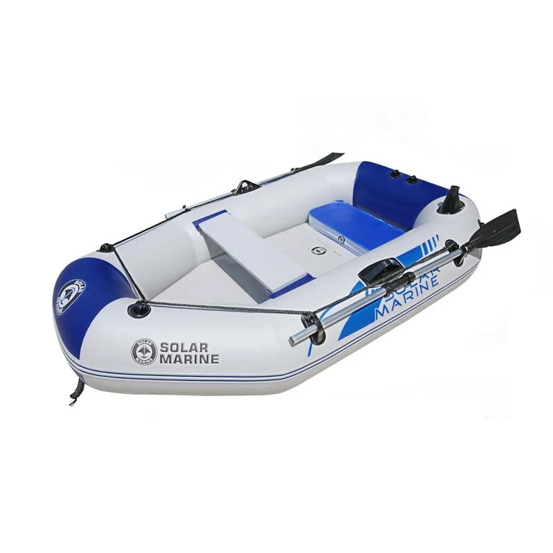 Solar Marine 175 CM 1 Person PVC Fishing Boat Folding Inflatable Kayak Air  Mat Bottom With
