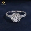 18k gold+1.1ct round diamond