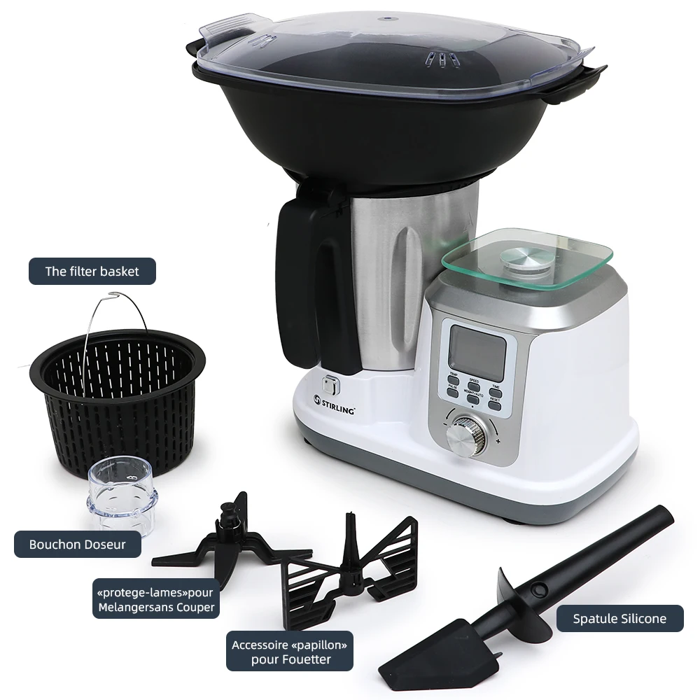 New Style Multi-function  Thermal Cooker 1200W Kitchen Appliances 3.5L Soup Maker sealed New Thermomixer Tm6