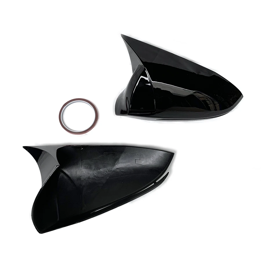 product car ox horn rearview side mirror cover for hyundai tucson 2021 2022 2023 car accessories exterior trim frame caps-9