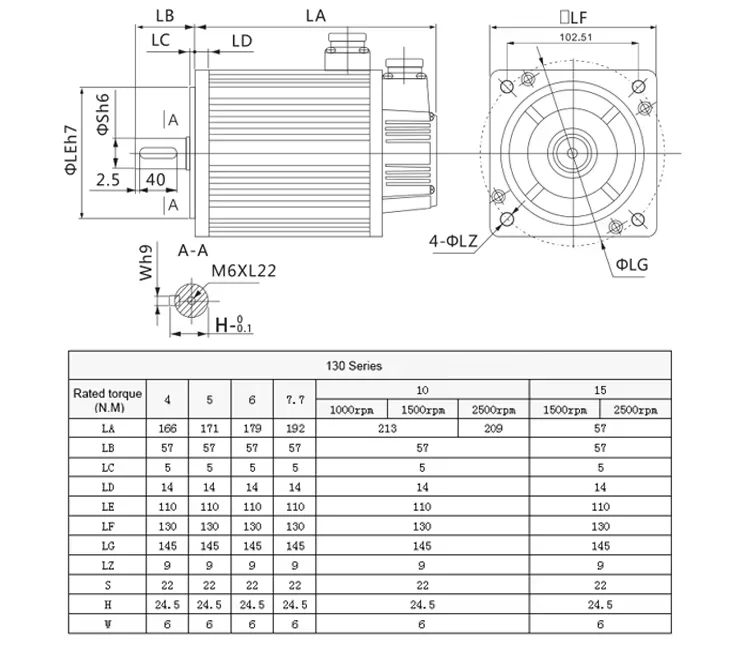 ShenZhen  130 Flange   Servo Motor  Cnc Control 1 kw Ac Servo Motor and Driver