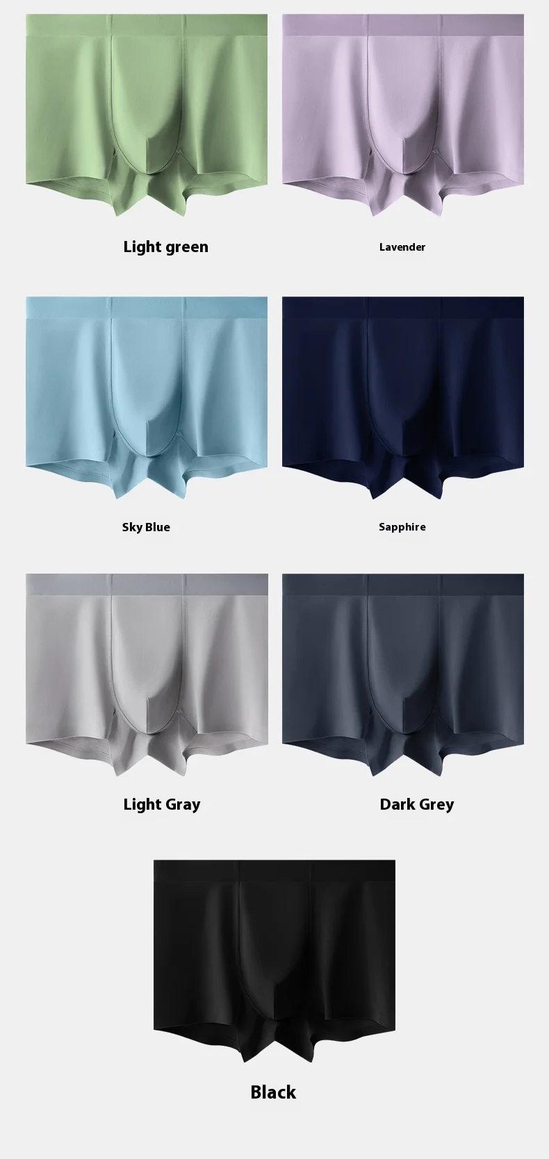 New Arrival Men's Underwear Breathable  Antibacterial Cotton Men's Boxer Briefs Cotton Men's Underpants Custom OEM Supplier