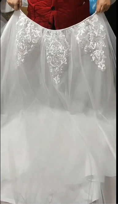2022 Spring New Real Photo Customize Making Plus Size South African Mermaid Wedding Dresses With Detachable Skirt